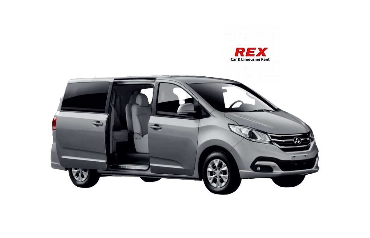 Nine-passenger Maxus G10 or similar · 1